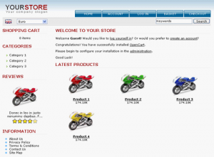 10 Free Ecommerce Engine opencart2 300x221 10 Free Ecommerce Engine