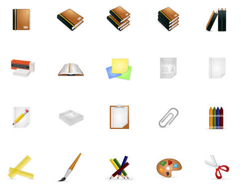 sationary Smashing Magazine  Stationery Icon Set