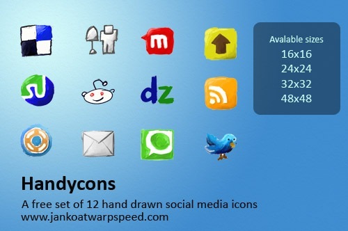 image Free awesome social network icon in one place