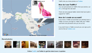 tweetpic1 300x175 TwitPic, lets you share photos on Twitter