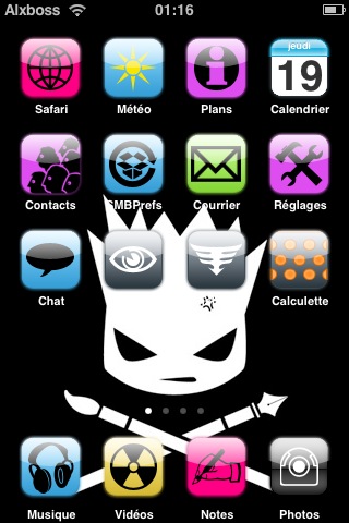 ultra colors screen by alxboss 15 Free iPhone Icon set