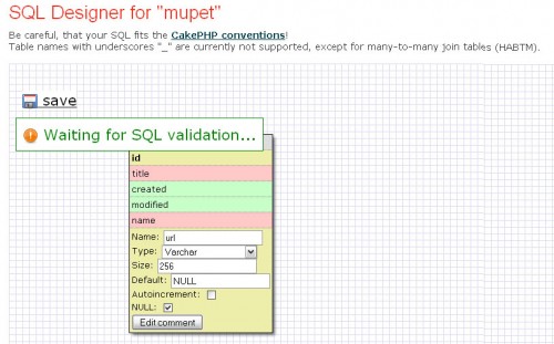 cakeapp 500x311 CakeApp.com, CakePHP based rapid development online tool.