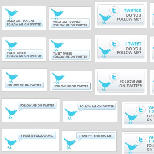 free twitter graphics buttons icons 500x500 The best free awesome twitter icon sets in one places, huge lists.
