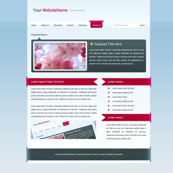 30 03 3d elements layout final full 600x600 9 Best Web Design mockup tutorials on september