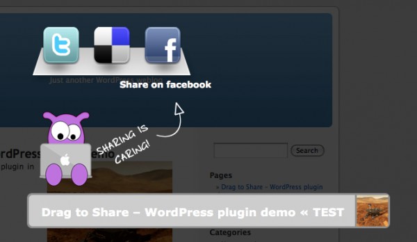 darg to share 600x348 Drag to share mashable style wordpress plugin
