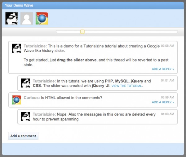 google-wave-slider google wave slider 600x508 Google Wave like history slider