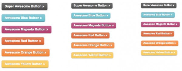 rgba buttons 600x236 Awesome Buttons with CSS3 and RGBA