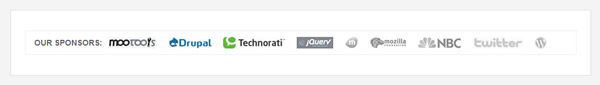 sponsor list demo Pretty Sponsor list with CSS Sprites and Mootools 1.2