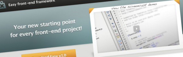 easyframework 600x188 Easyframework   front end (CSS/HTML/JavaScript) framework