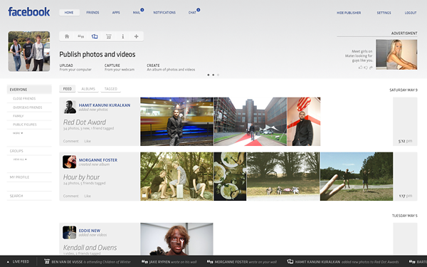 facebook4 4 FACEBOOK FACELIFT Beautiful Facebook Concept Design