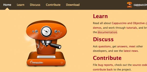 cappucino cappucino 600x294 Cappuccino build desktop caliber applications that run in a web browser