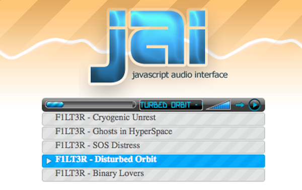 jai JAI   HTML5 Javascript Audio Interface