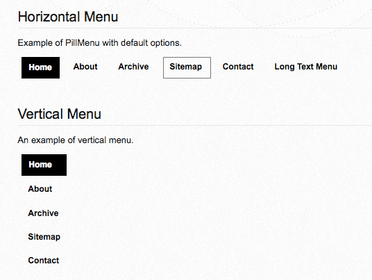 PillMenu PillMenu   add nice effect to your menu
