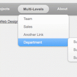Create Mac-like multi-level dropdown menu