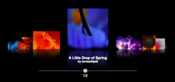 contnet flow 600x281 ContentFlow image flow javascript library