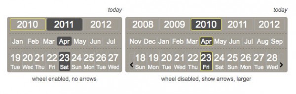 CalendarPicker2 600x191 CalendarPicker   Lightweight jQuery Calendar