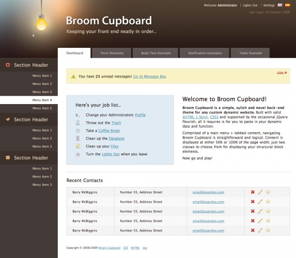broom-cupboard broom cupboard 600x523 25 Premium Admin Template on Themeforest