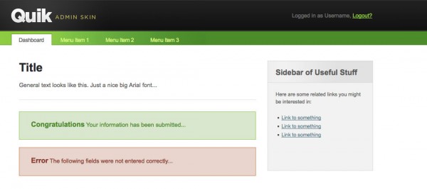 quick-admin quick admin 600x265 25 Premium Admin Template on Themeforest