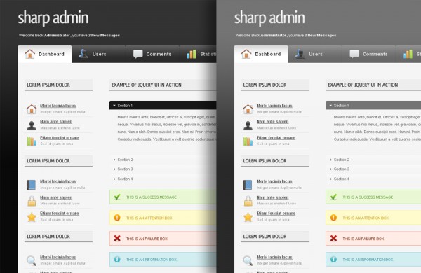 sharp sharp 600x390 25 Premium Admin Template on Themeforest