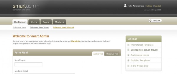 smartadmin smartadmin 600x253 25 Premium Admin Template on Themeforest