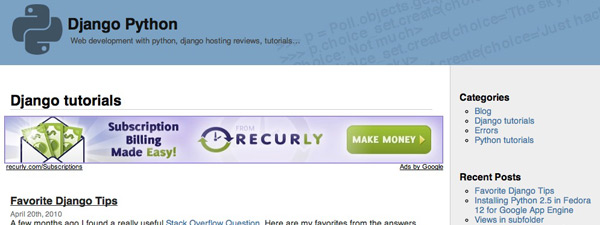 django python A Roundup of 10 Django Tutorials