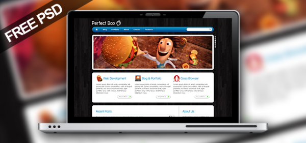 perfectbox-free-psd-wordpress-themes perfectbox PSD 600x281 15 High Quality Free PSD Wordpress Theme