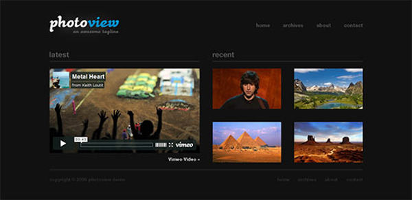 photoview photoview1 15 High Quality Free PSD Wordpress Theme
