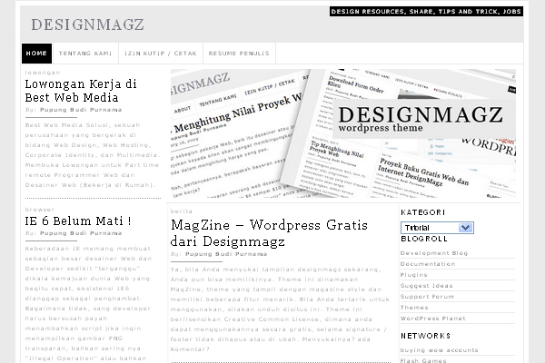 MagZine 108 Free High Quality Wordpress Themes