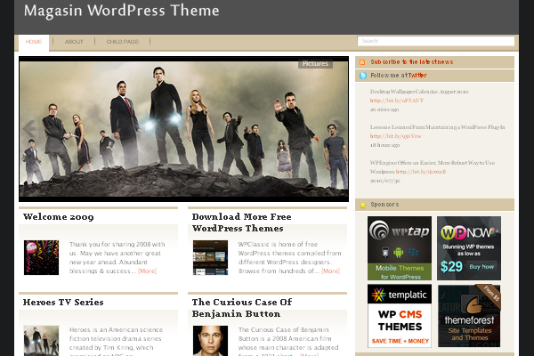 Magasin 108 Free High Quality Wordpress Themes
