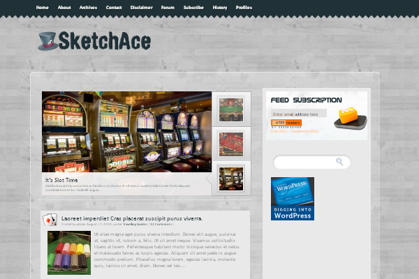 Sketch Ace 108 Free High Quality Wordpress Themes