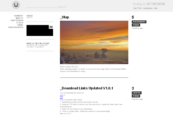 Ulap Theme 108 Free High Quality Wordpress Themes