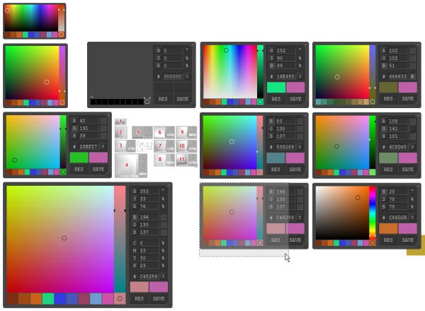 colorPicker 02 600x440 Light Weight JavaScript ColorPicker