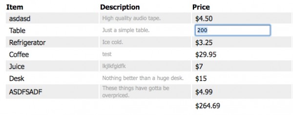 tablegear 600x237 TableGear   Mootools Plugin for Working With Data