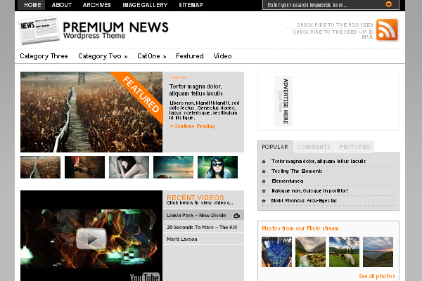 Premiumnews 108 Free High Quality Wordpress Themes