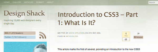 css3 basic3 10 CSS3 Basic Tutorials & Techniques