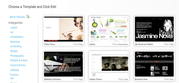 wix2 Wix   Free Flash Website Builder