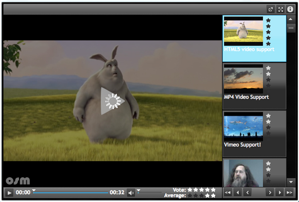 OSM Open Standard Media (OSM) Player   All in one Media Player For Web