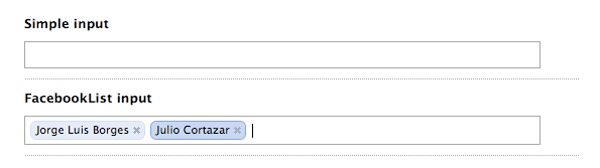 TextboxListAutocompletion Tutorials and Resources for Creating Facebook Style Interface