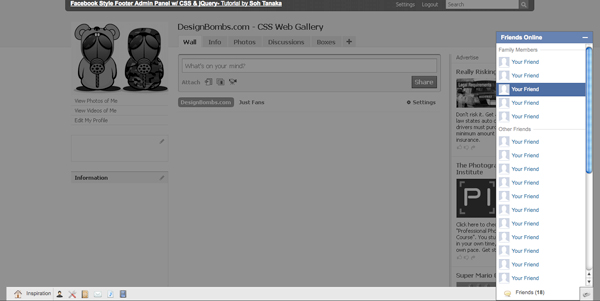 facebook_footer facebook footer Tutorials and Resources for Creating Facebook Style Interface