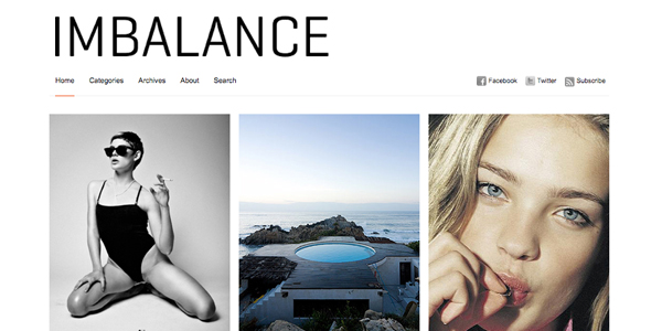 imbalance imbalance 13 New and Free High Quality Wordpress Themes