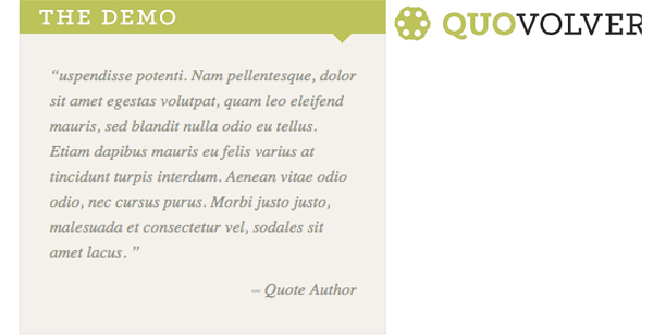 quovolver quovolver Quovolver Simple jQuery Plugin For Revolving Quotes