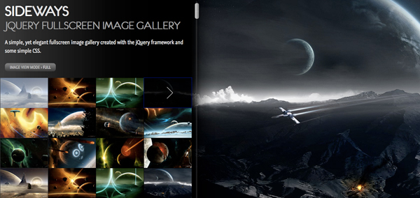 sideways Sideways – Fullscreen Image Gallery With jQuery