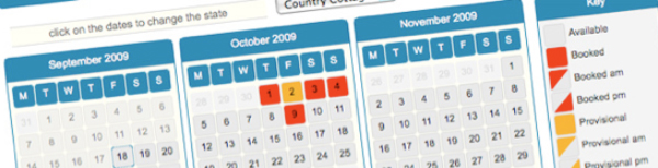 availabilitycalendar2 Availability Calendar   Displays Booking Availability With PHP Script