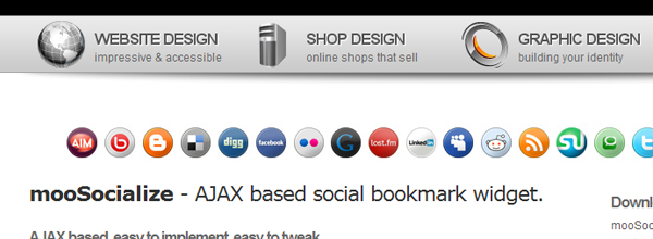 moosocialize 30 All Time Greatest MooTools Plugins