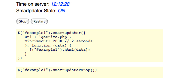 smart updater Smartupdater   Periodical Updating jQuery Plugin