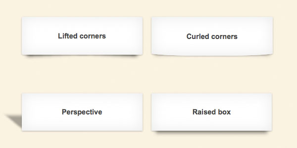 css drop shadow CSS Drop Shadows Without Images