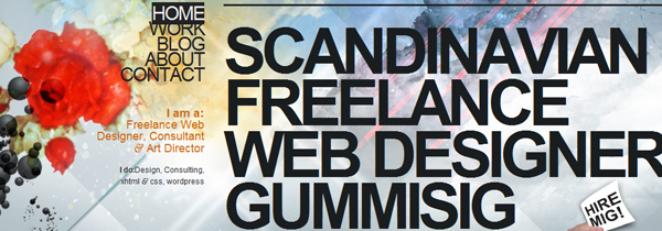 15 freelance design 26 Websites Featuring Bold, Branded Typography