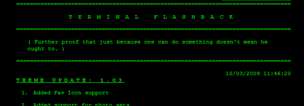 26 terminal 35 Stunning HTML5 Standards Compliant Tumblr Themes
