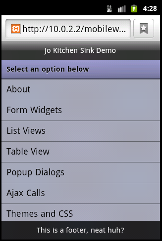 jo_html5 jo html5 Mobile Frameworks to Create Mobile Applications