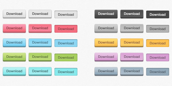 3d web button Free Chunky 3D Web Buttons (PSD)